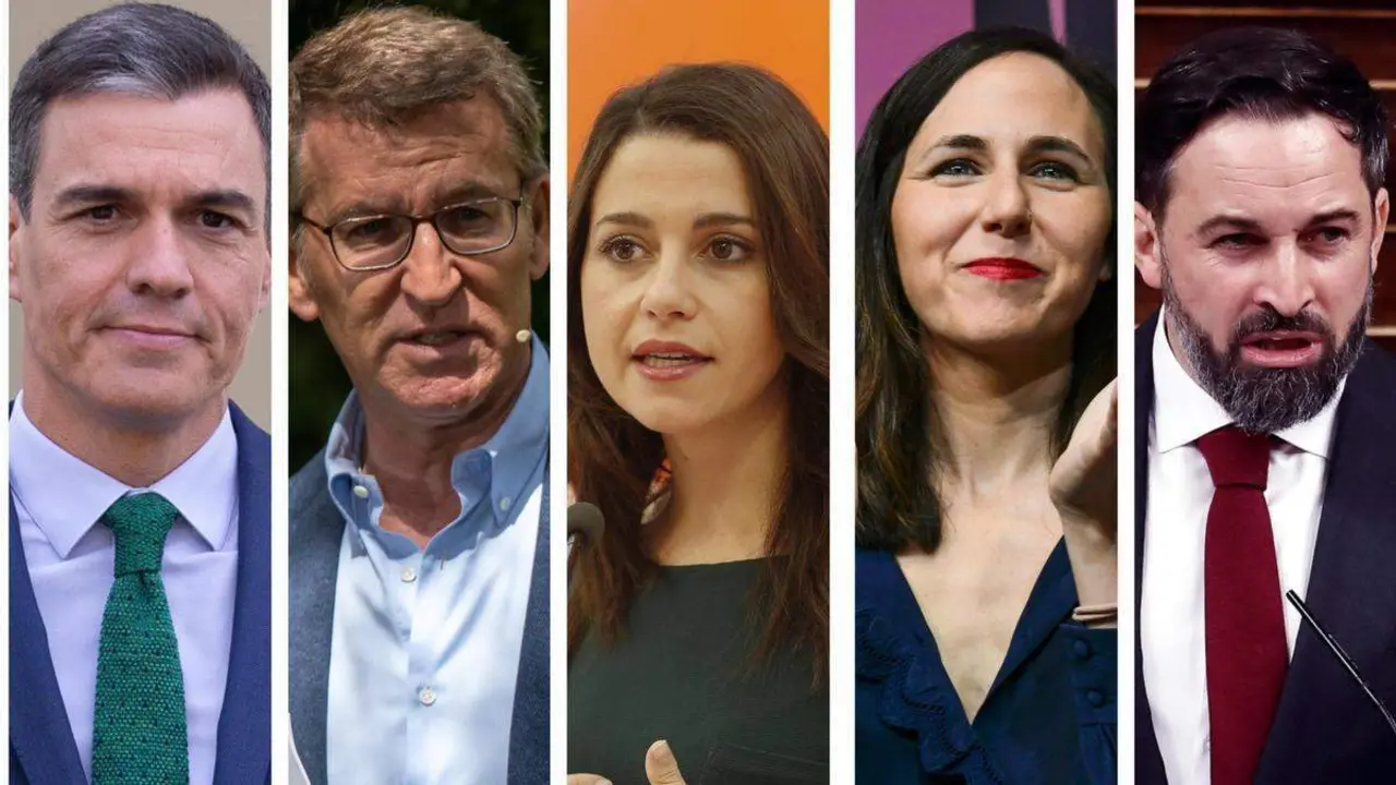  Candidatos de cada partido a las nacionales 