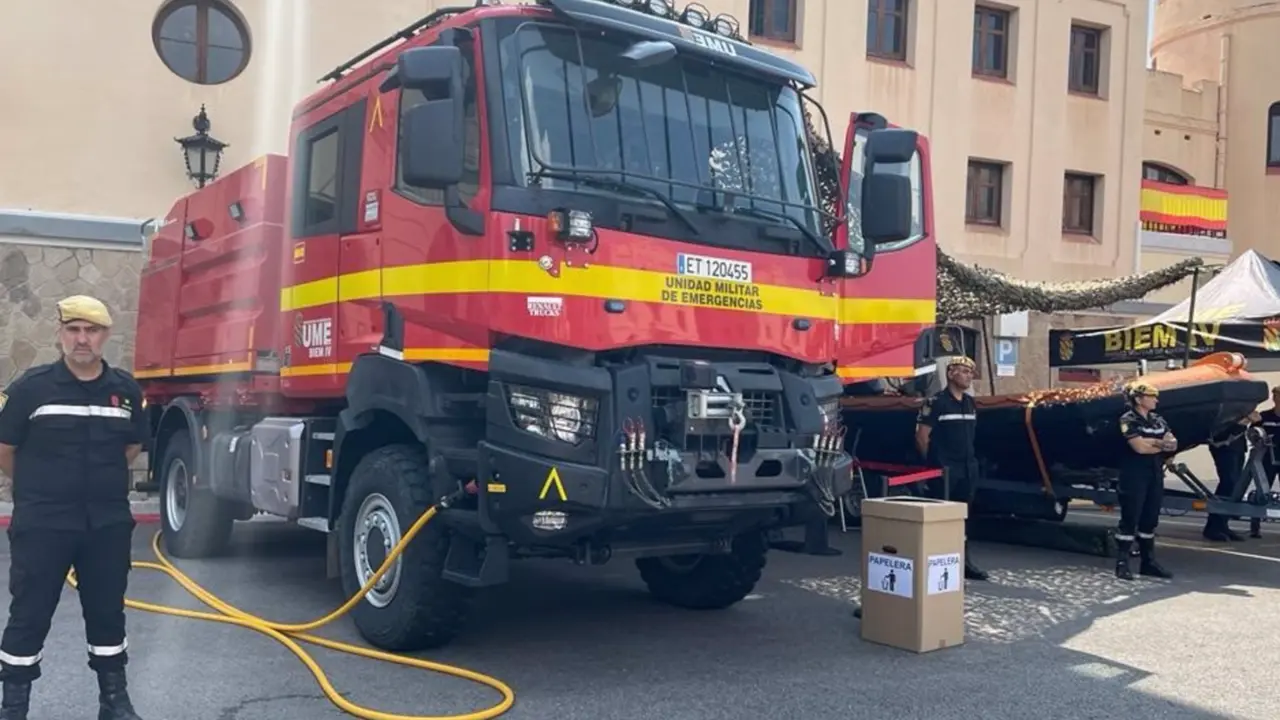 El Batall&oacute;n de Intervenci&oacute;n de Emergencias 4 de la Unidad Militar de Emergencias (UME), en el cuartel del Bruch de Barcelona<br>El Batall&oacute;n de Intervenci&oacute;n de Emergencias 4 de la Unidad Militar de Emergencias (UME), en el cuartel del Bruch de Barcelona - EUROPA PRESS 