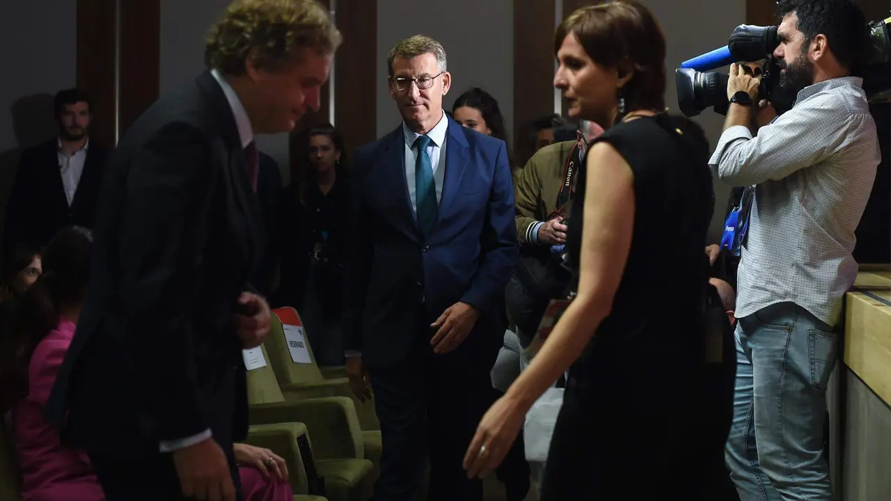  El l&iacute;der del PP, Alberto N&uacute;&ntilde;ez Feij&oacute;o 