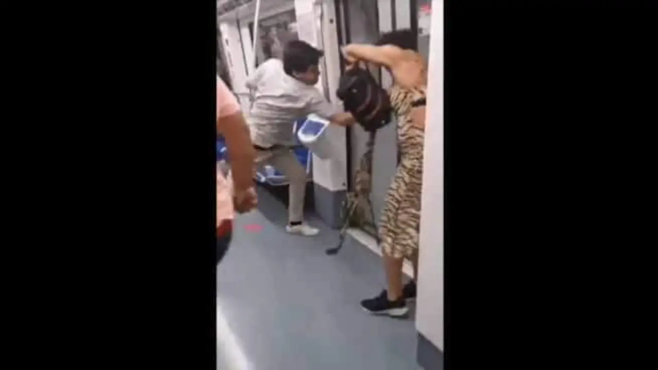  Captura del video donde se ve la agresi&oacute;n 