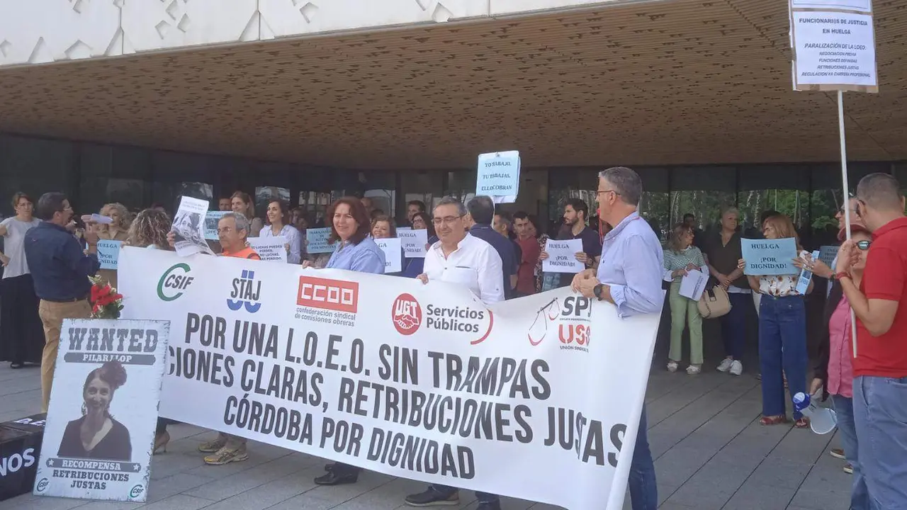  Protesta en la Ciudad de la Justicia en C&oacute;rdoba 