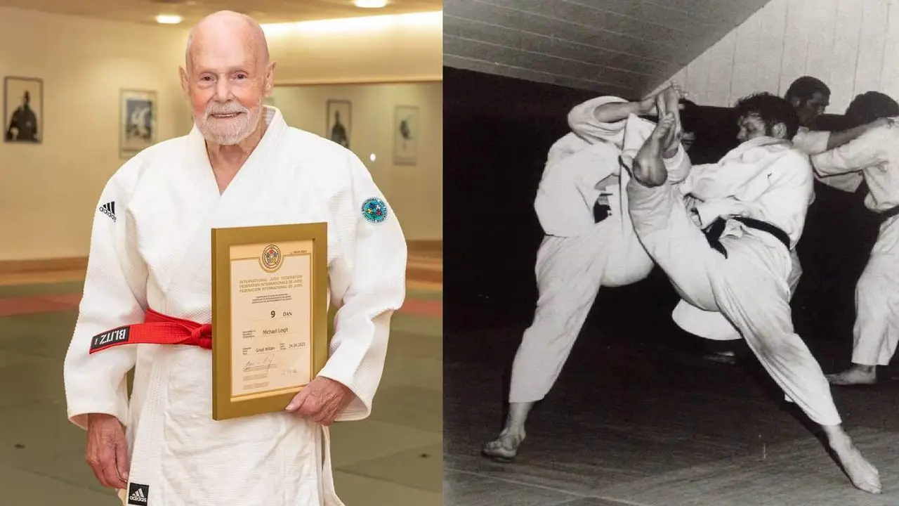  El anciano judoka Michael Leigh 