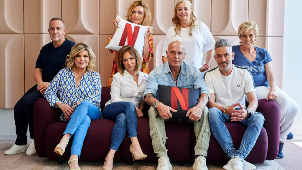  Los colaboradores de S&aacute;lvame en Netflix 