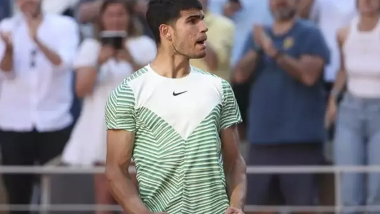  Carlos Alcaraz celebra una victoria.<br>- Jean Catuffe / Dppi / Afp7 / Europa Press 