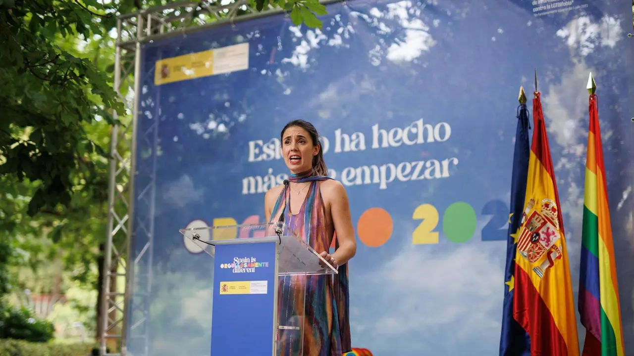  La ministra de Igualdad, Irene Montero 