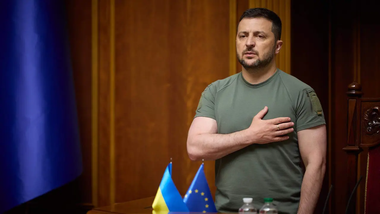  El presidente ucraniano, Volodimir Zelenski 