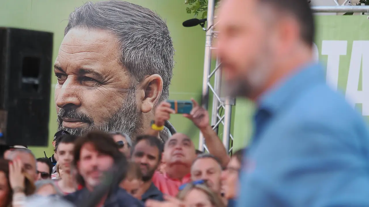  El l&iacute;der de Vox y candidato del partido a presidir el Gobierno, Santiago Abascal - Photogenic/Claudia Alba - Europa Press 