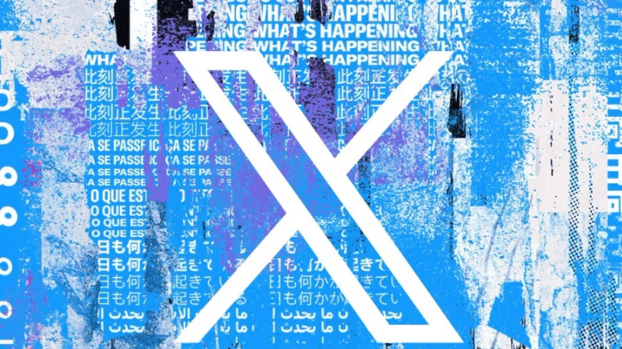  Logo de la red social X (antigua Twitter) 