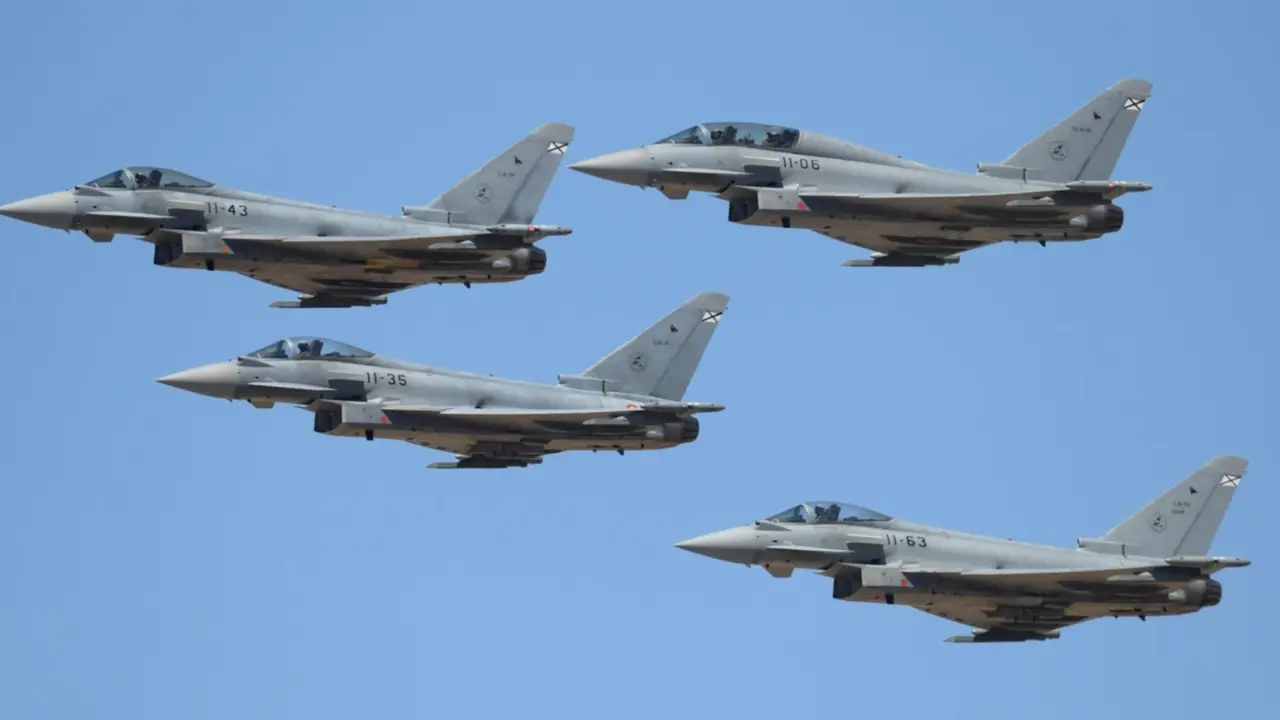  Aviones Eurofighter del Ej&eacute;rcito del Aire y del Espacio - EMAD 