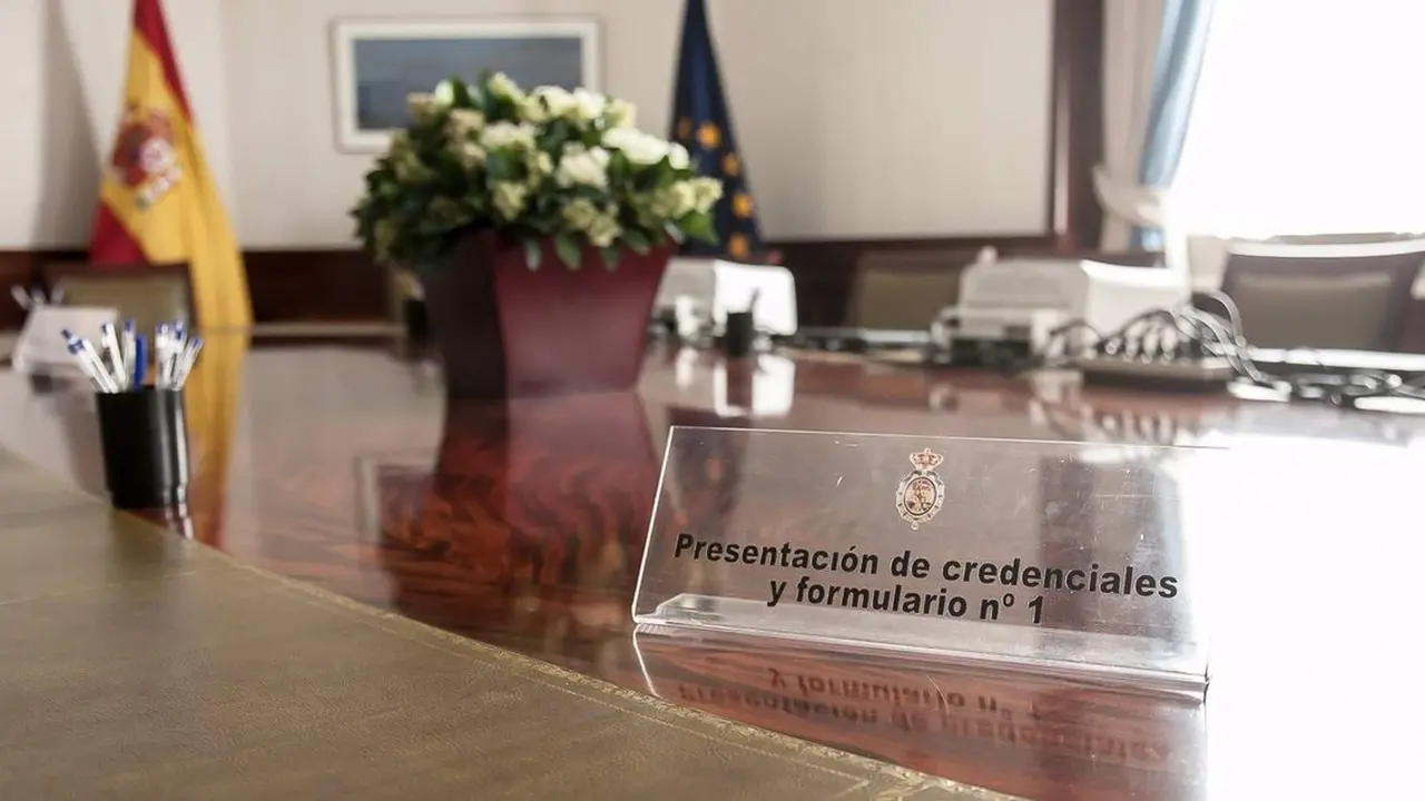  Sala para entrega de credenciales en el Congreso 