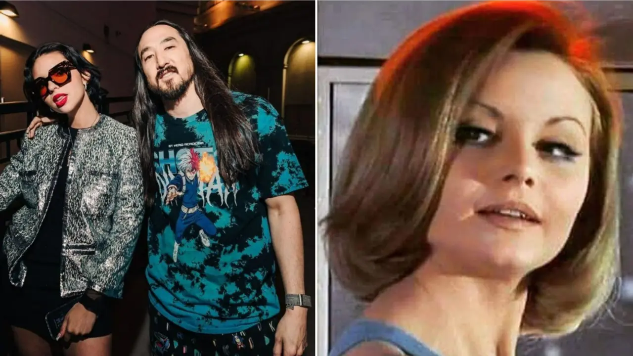  Steve Aoki junto a &Aacute;ngela Aguilar - Roc&iacute;o D&uacute;rcal 