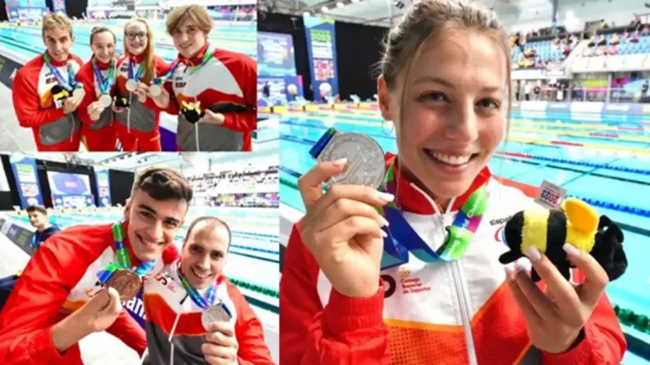 Medallistas del Mundial de Nataci&oacute;n Paraol&iacute;mpica 