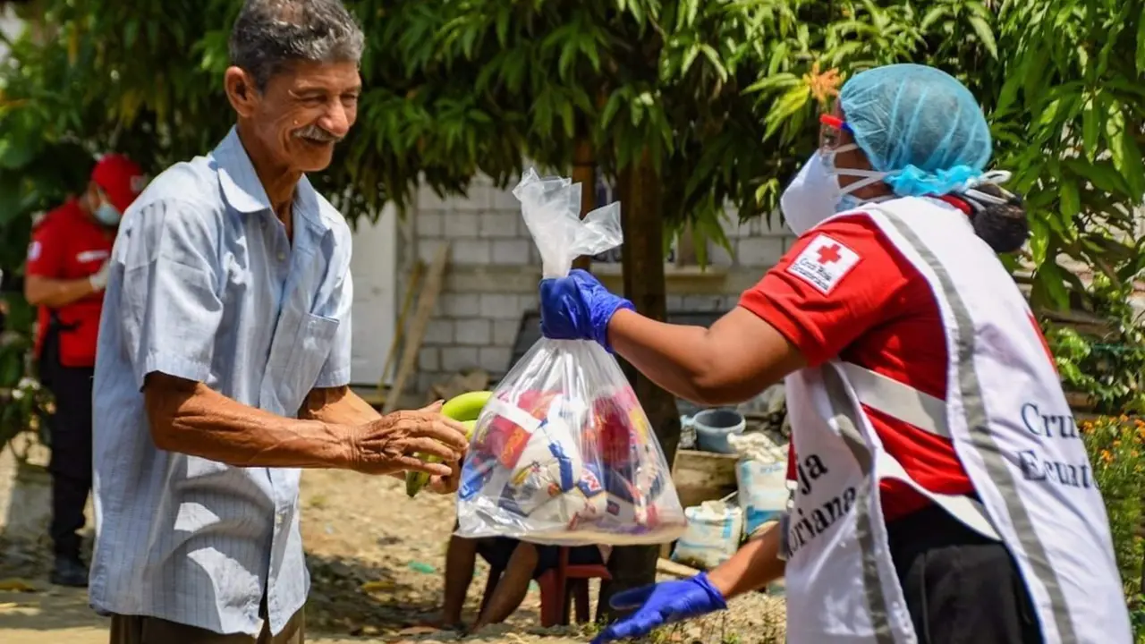  Asistencia humanitaria de Cruz Roja en Ecuador 