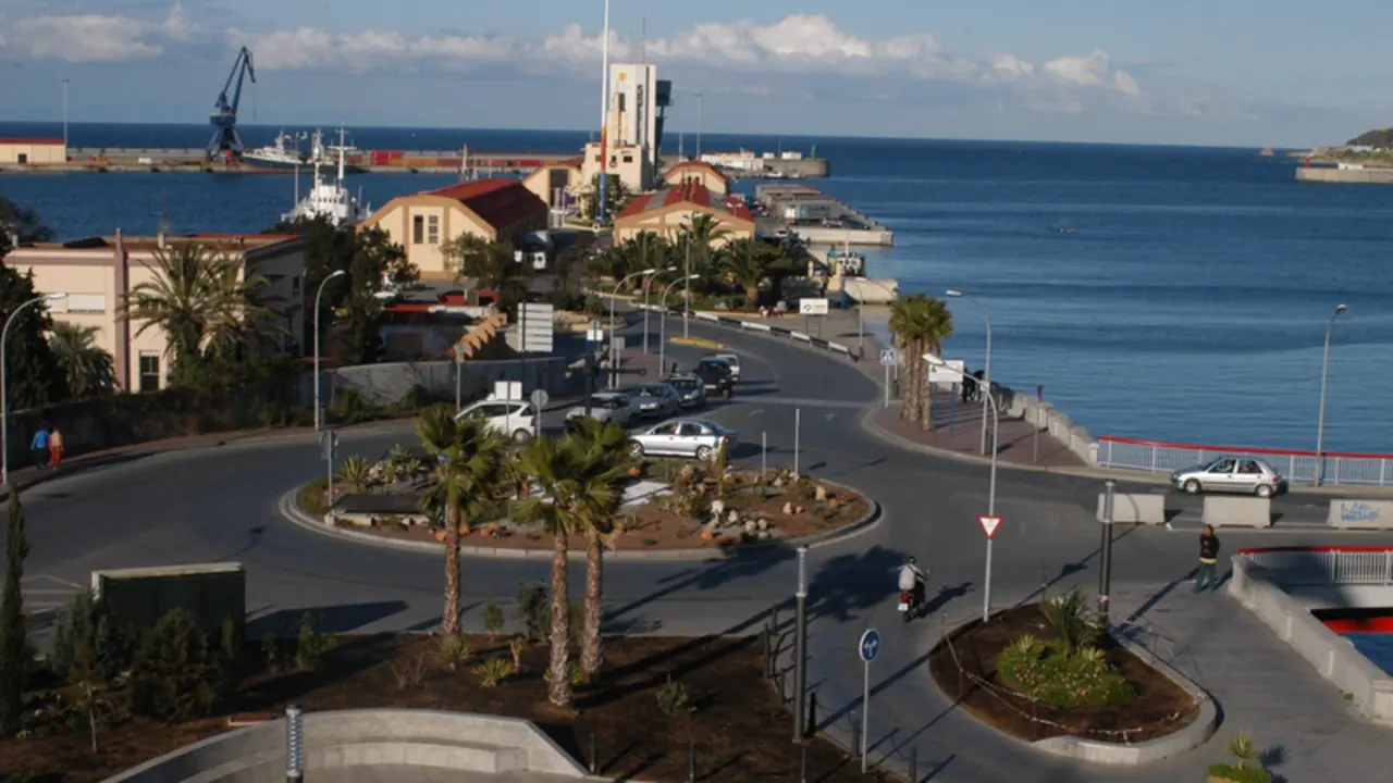  Vista a&eacute;rea del Puerto de Ceuta - EUROPA PRESS - Archivo 