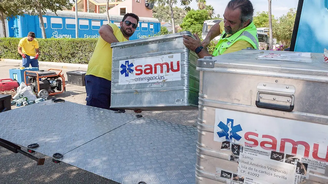  La misi&oacute;n SAMU llega a Marruecos 