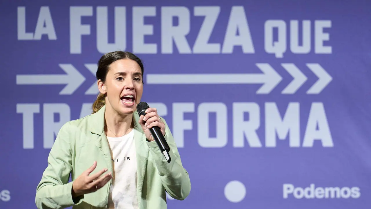  La ministra de Igualdad, Irene Montero 