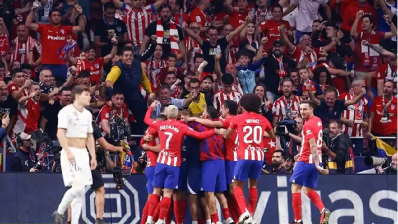  Celebraci&oacute;n en el gol de Morata 