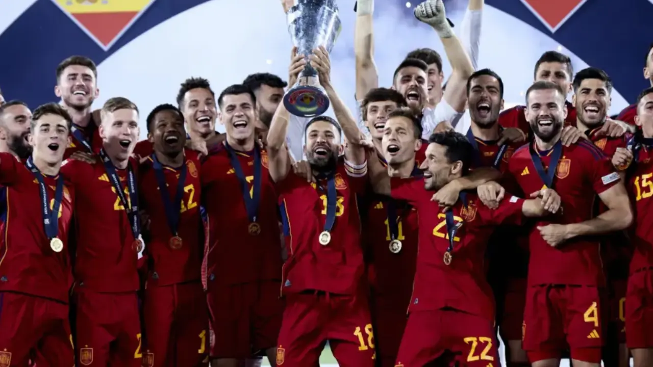  Espa&ntilde;a celebra la UEFA Nations League.RFEF 