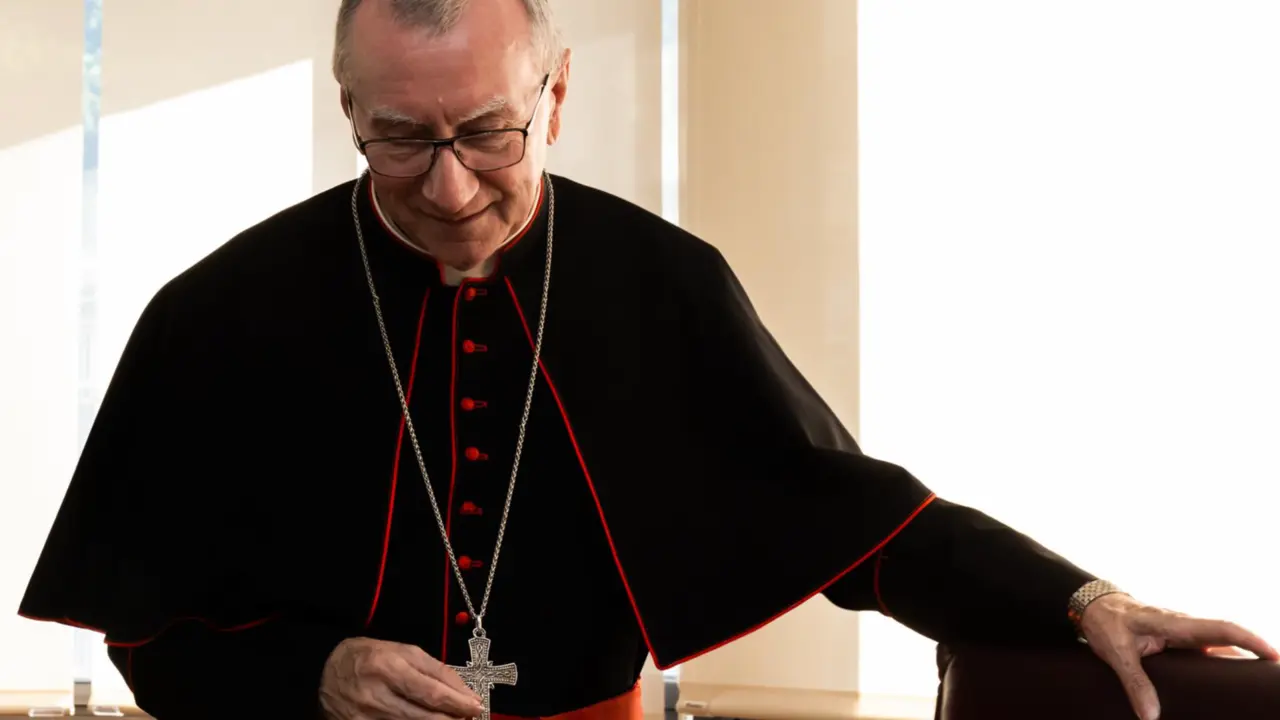  Archivo - El secretario de Estado del Vaticano, Pietro Parolin, en una foto de archivo. - Maricel Blanch - Europa Press - Archivo 