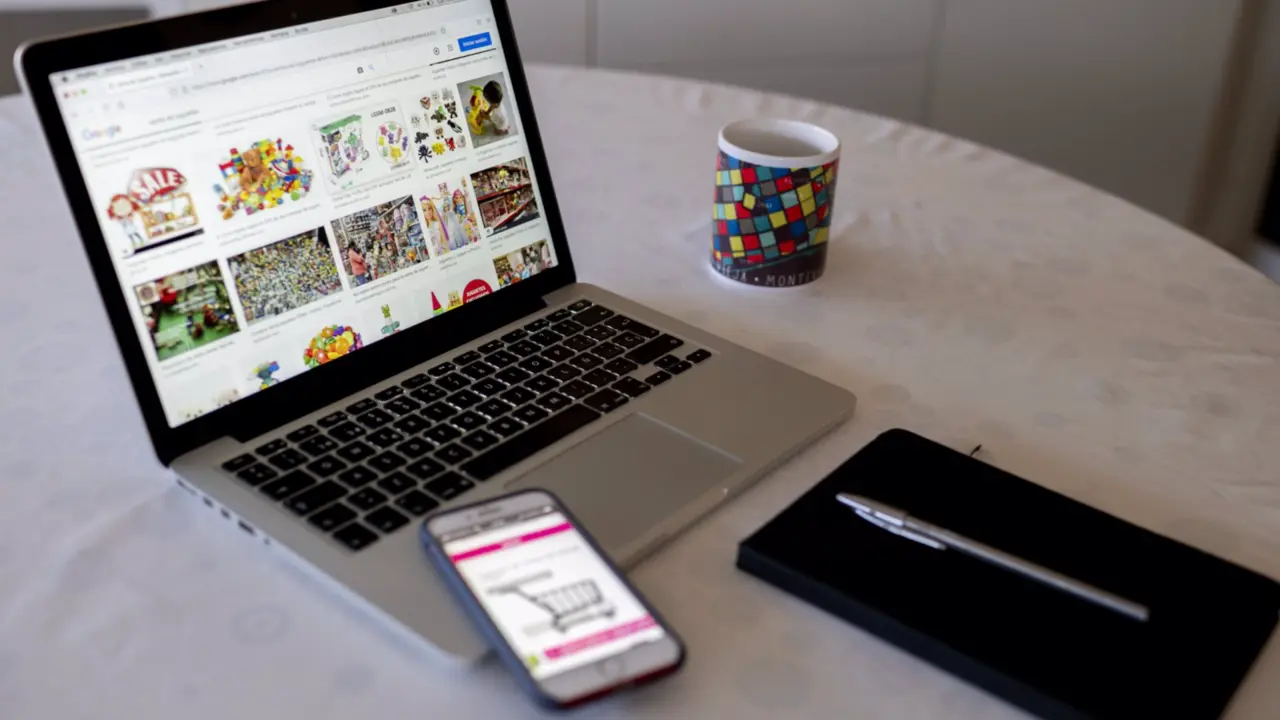  Archivo - Una persona compra con su tel&eacute;fono m&oacute;vil y ordenador. - Alberto Ortega - Europa Press - Archivo 