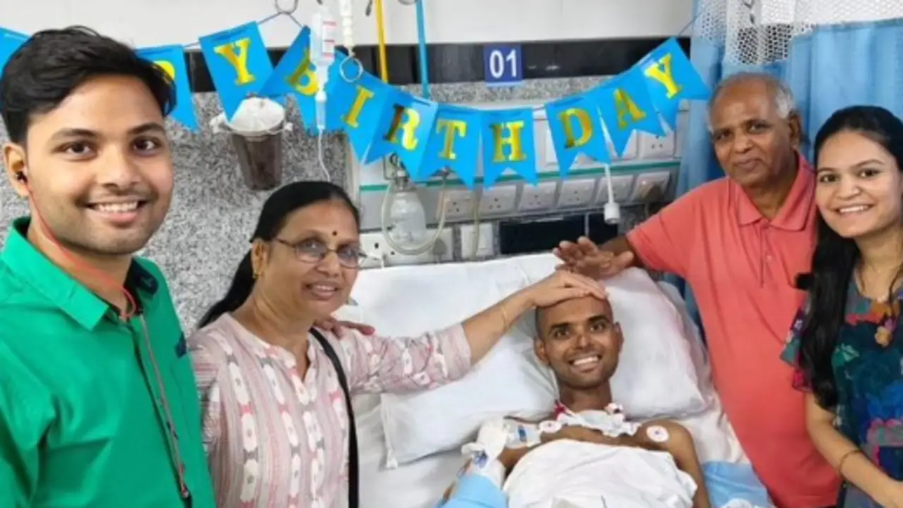  Anurag Maloo con su familia 