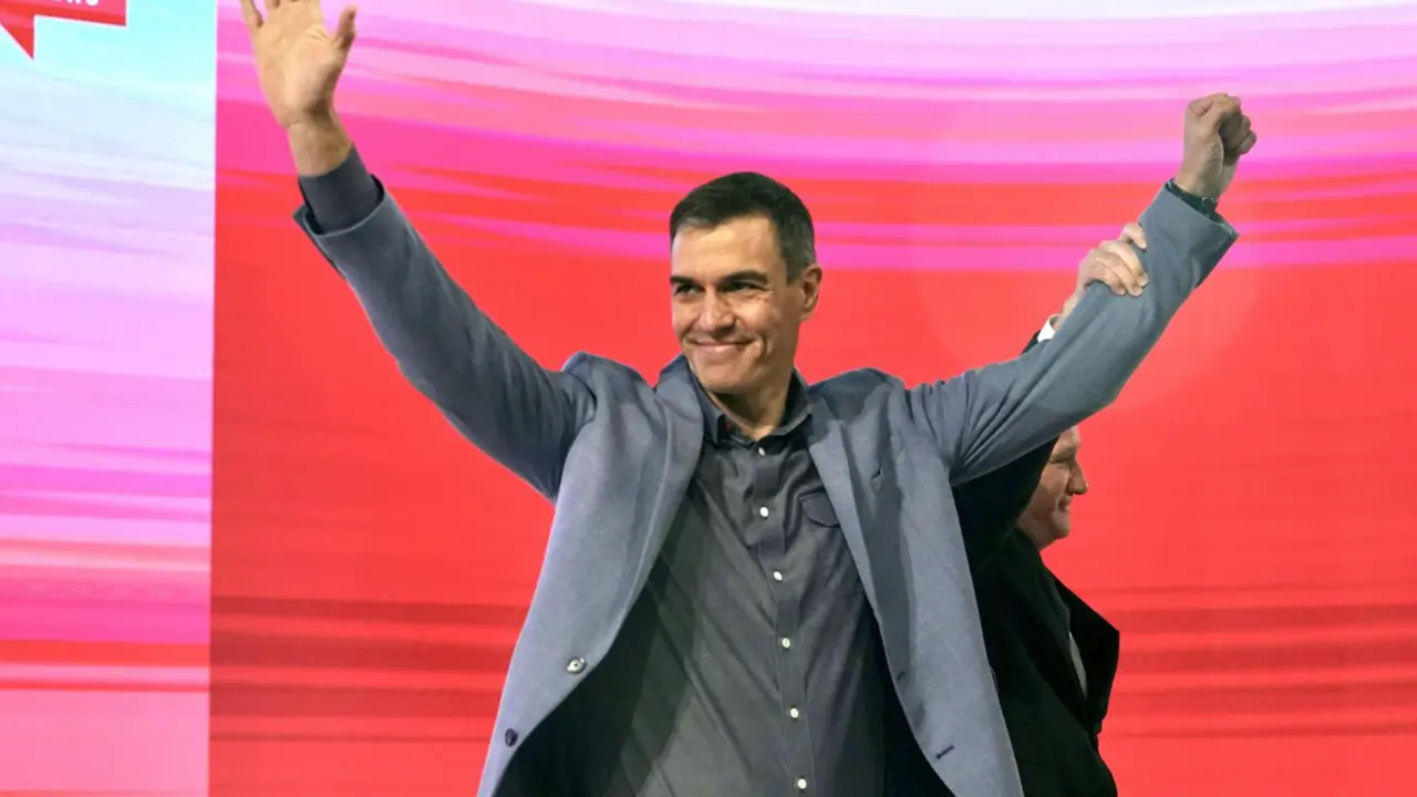  El presidente del gobierno, en funciones, de Espa&ntilde;a y secretario general del PSOE, Pedro S&aacute;nchez, durante el Congreso del Partido Socialista Europeo en el Palacio de Congresos, a 11 de noviembre de 2023 en M&aacute;laga (Andaluc&iacute;a, Espa&ntilde;a). - &Aacute;lex Zea - Europa Press 