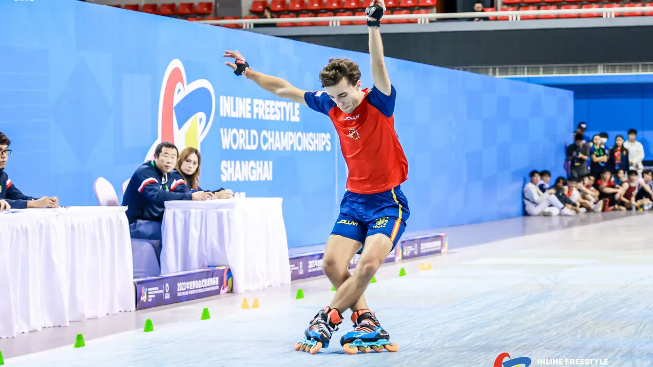  Enrique Rubio, ganador del oro, en el Mundial de Freestyle en China 