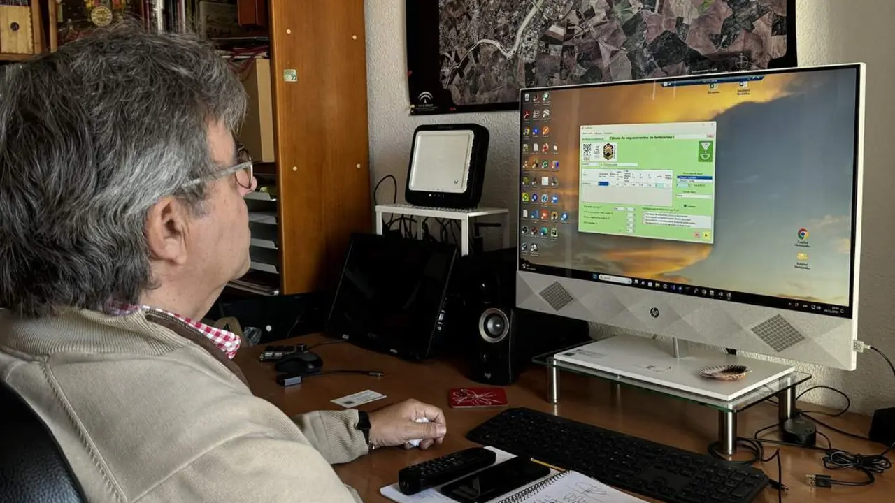  fot usando el programa 