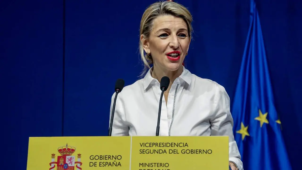  La vicepresidenta segunda y ministra de Trabajo y Econom&iacute;a Social, Yolanda D&iacute;az 