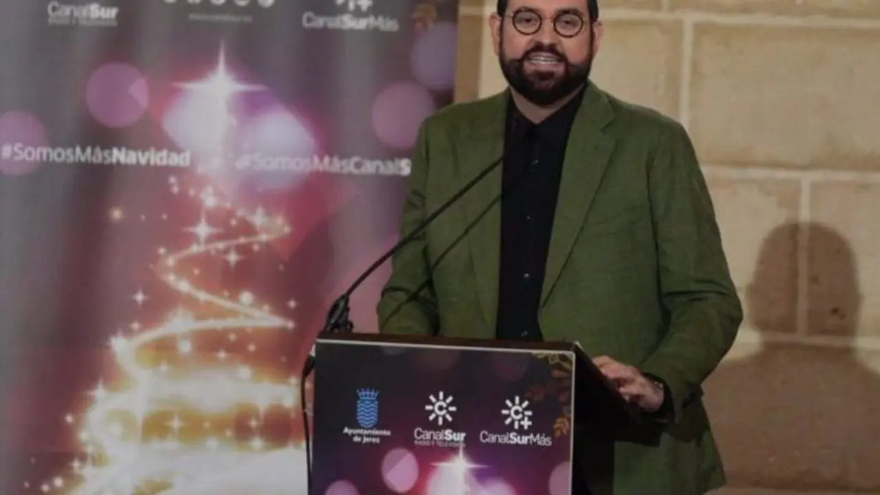  Manu S&aacute;nchez en la presentaci&oacute;n de las campanadas de Fin de A&ntilde;o en Jerez. - JOAQU&Iacute;N CORCHERO - EUROPA PRESS 