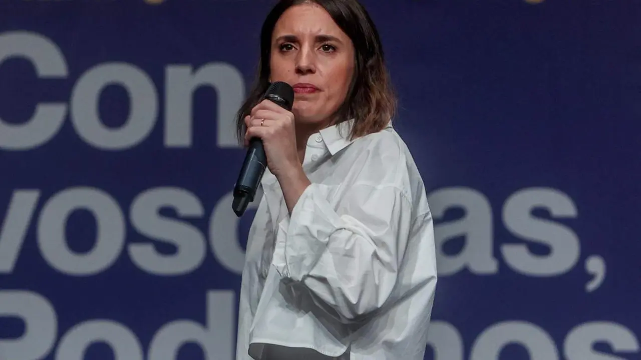  Archivo - La secretaria de Acci&oacute;n de Gobierno de Podemos y ministra de Igualdad en funciones, Irene Montero, interviene durante una Conferencia Pol&iacute;tica del partido, en el C&iacute;rculo de Bellas Artes, a 4 de noviembre de 2023, en Madrid (Espa&ntilde;a). La conferenc - Ricardo Rubio - Europa Press - Archivo 