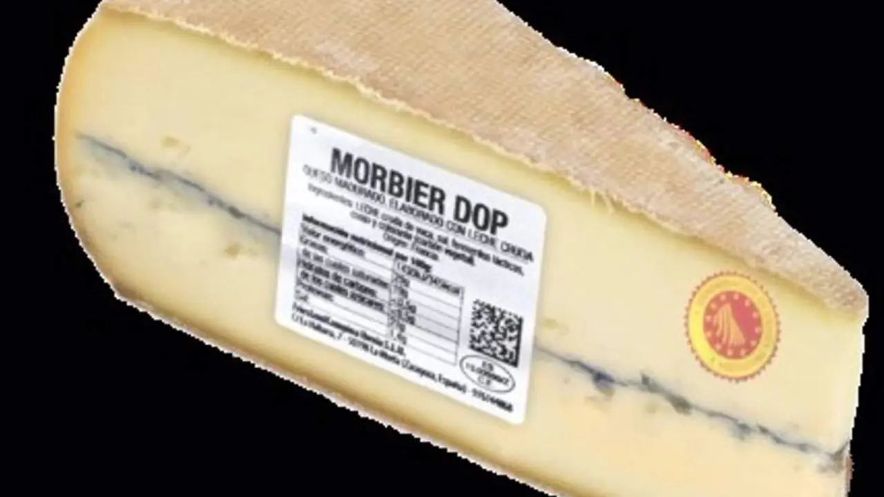  Queso madurado elaborado con leche cruda procedente de Francia, Morbier Dop'. - AESAN 