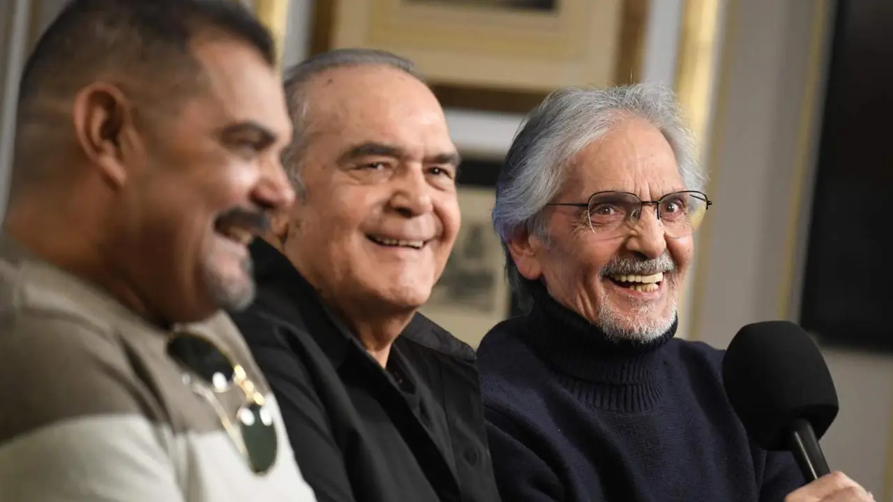  El grupo musical Los Chichos durante una entrevista para Europa Press, en el Hotel Wellington - Fernando S&aacute;nchez - Europa Press 