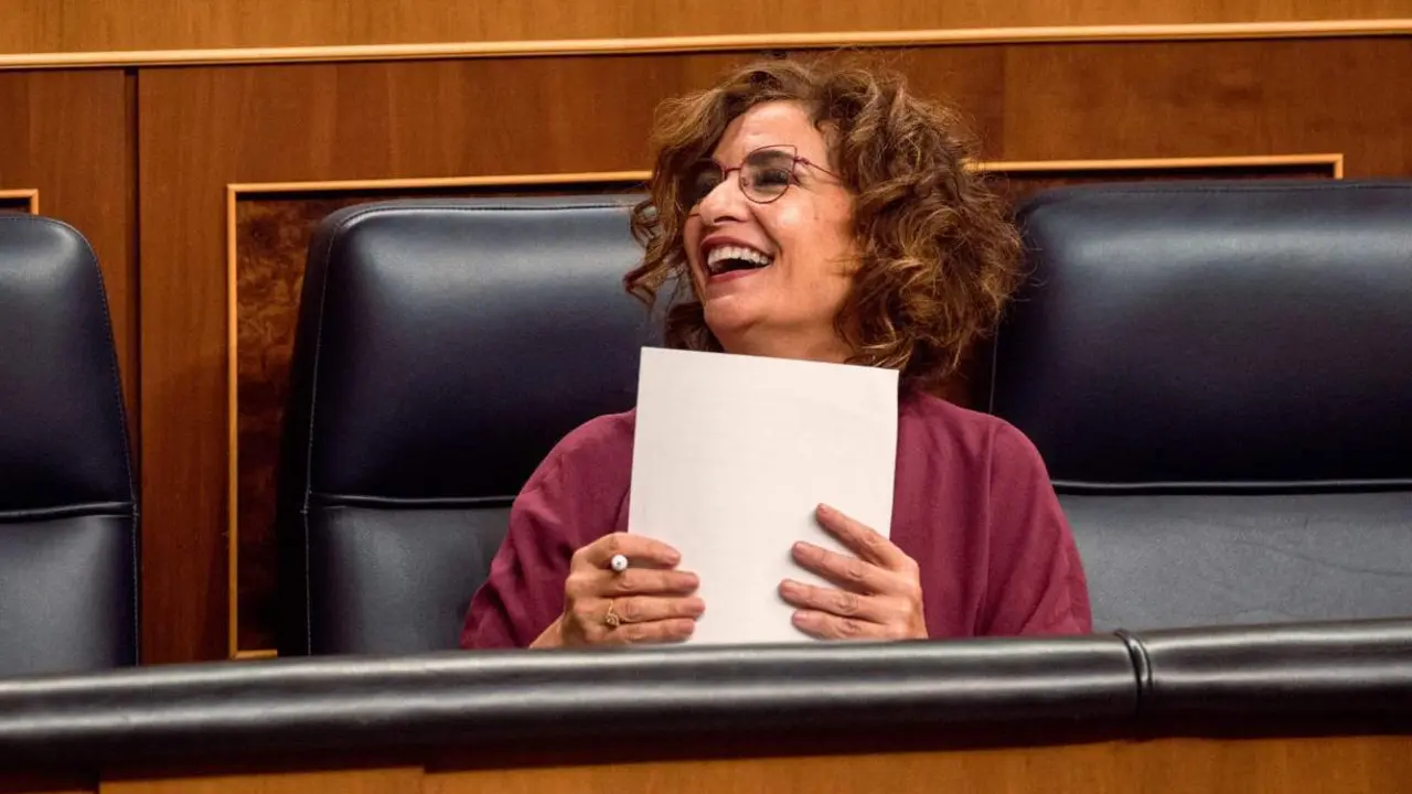  La vicepresidenta cuarta y ministra de Hacienda y Funci&oacute;n P&uacute;blica, Mar&iacute;a Jes&uacute;s Montero. - Gabriel Luengas - Europa Press 