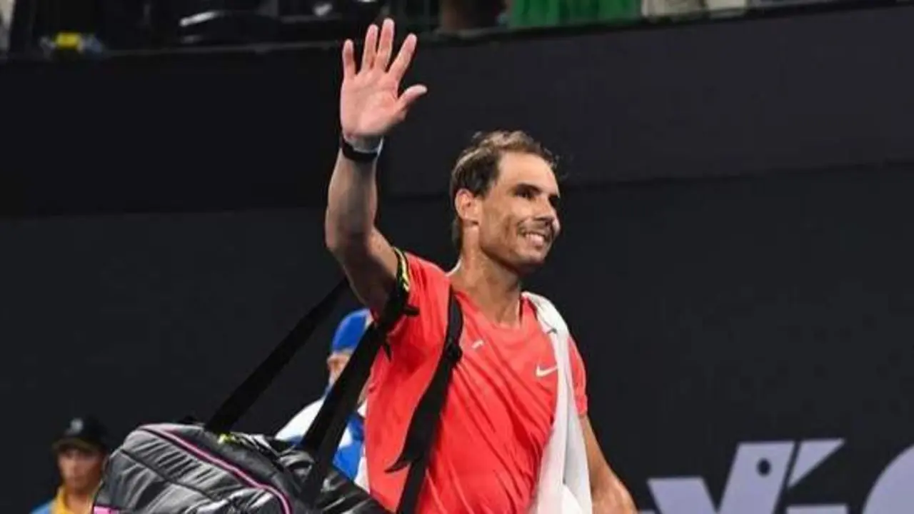  Rafa Nadal retir&aacute;ndose de su &uacute;ltimo partido por lesi&oacute;n 