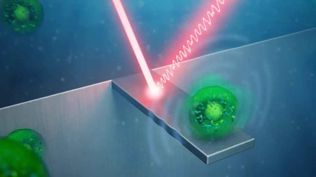  Recreaci&oacute;n art&iacute;stica de la &lsquo;vibraciones&rsquo; de las c&eacute;lulas. - IMN-CSIC 