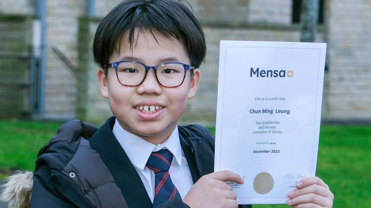  Cyrus Leung, el ni&ntilde;o con el coeficiente intelectual de Einstein 