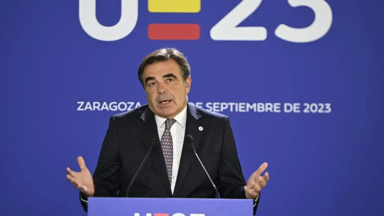  Archivo - El vicepresidente de la Comisi&oacute;n Europea (CE), Margaritis Schinas - Marcos Cebri&aacute;n - Europa Press - Archivo 