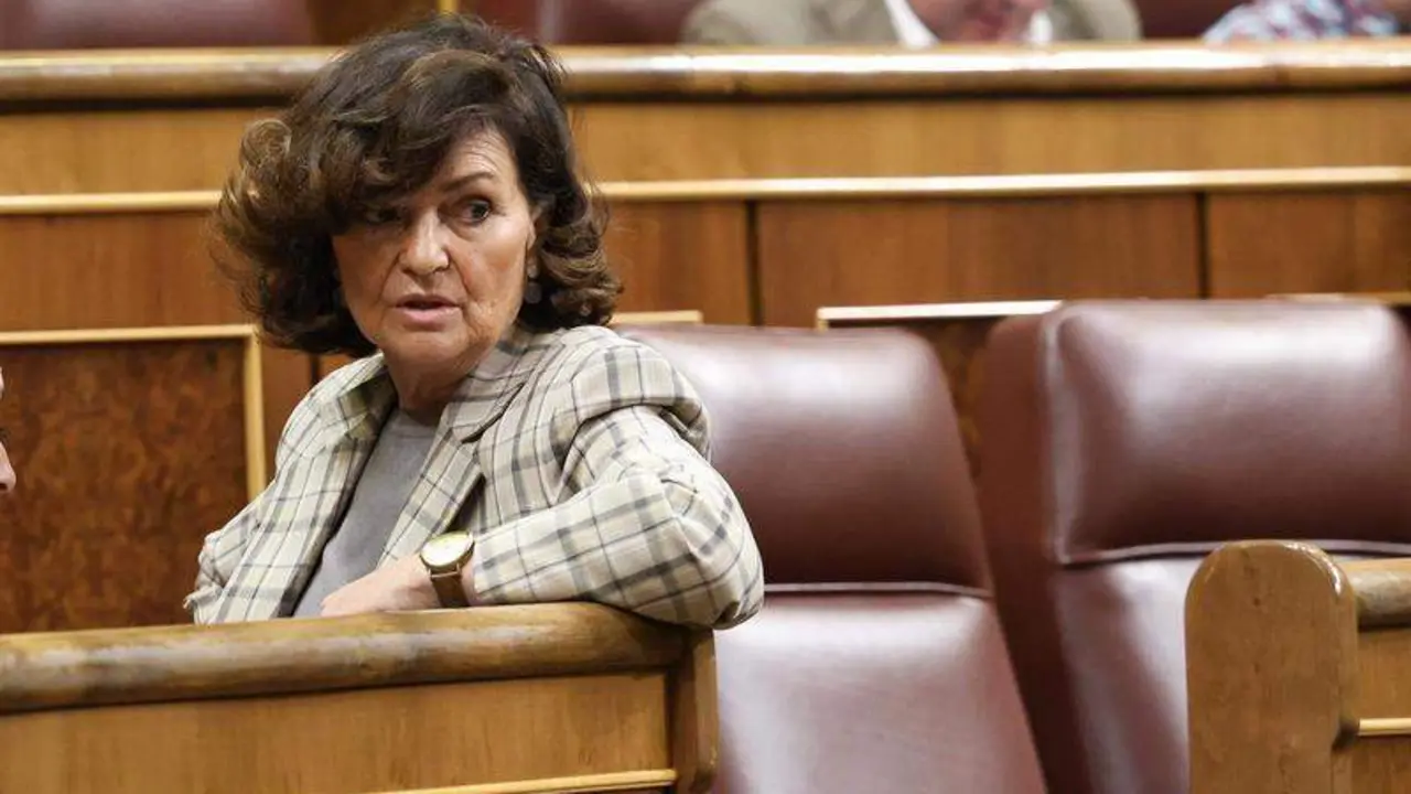  La diputada del PSOE y exvicepresidenta primera del Gobierno Carmen Calvo 