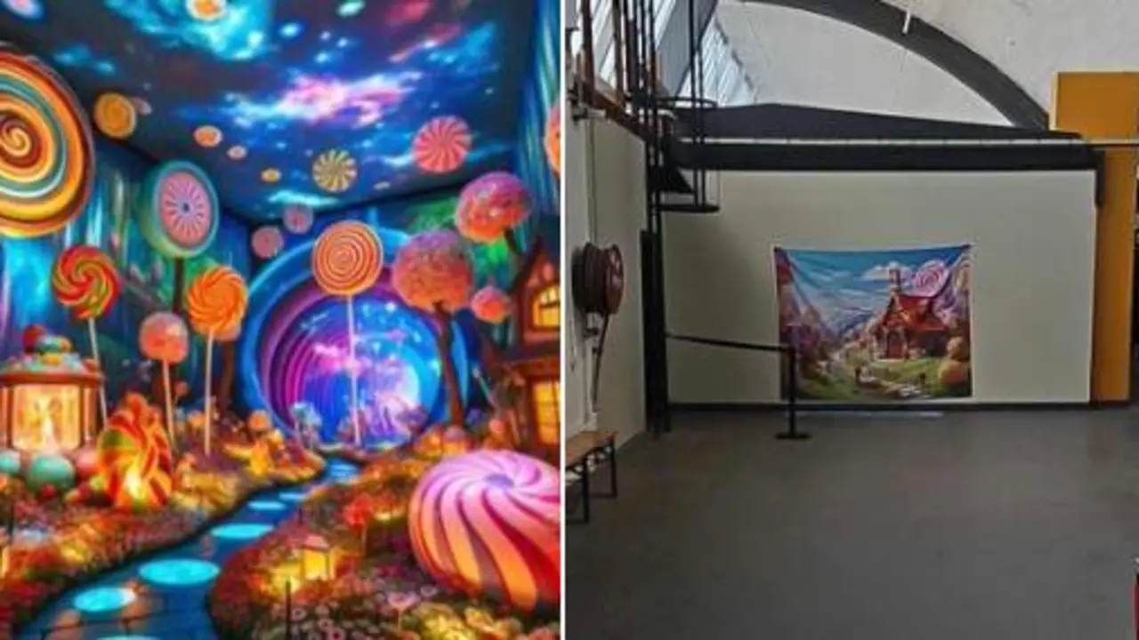  F&aacute;brica de Willy Wonka creada con Inteligencia Artificial 