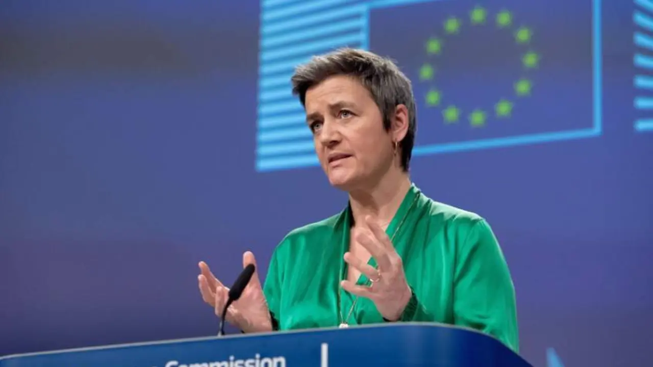  La vicepresidenta ejecutiva y responsable de pol&iacute;tica de Competencia de la UE, Margrethe Vestager 
