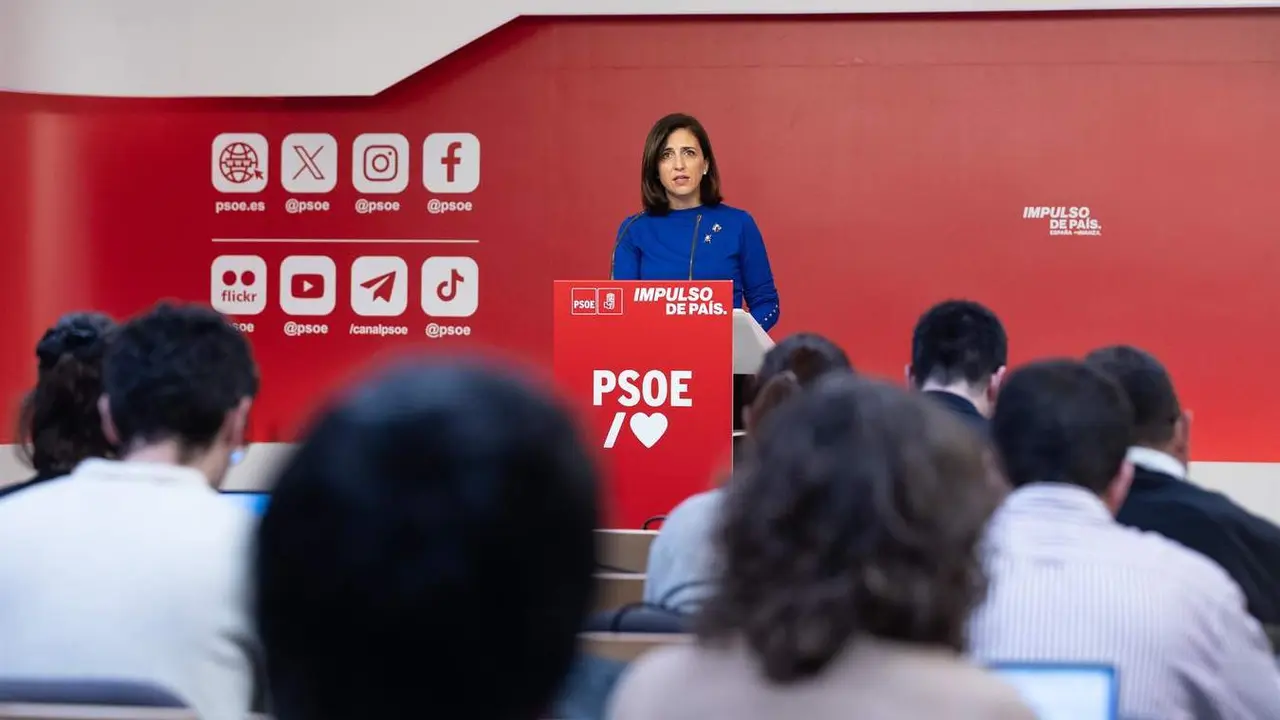  Esther Pe&ntilde;a, portavoz del PSOE 