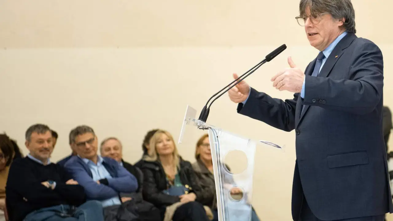  El presidente del Consell de la Rep&uacute;blica, Carles Puigdemont. - Gl&ograve;ria S&aacute;nchez - Europa Press 