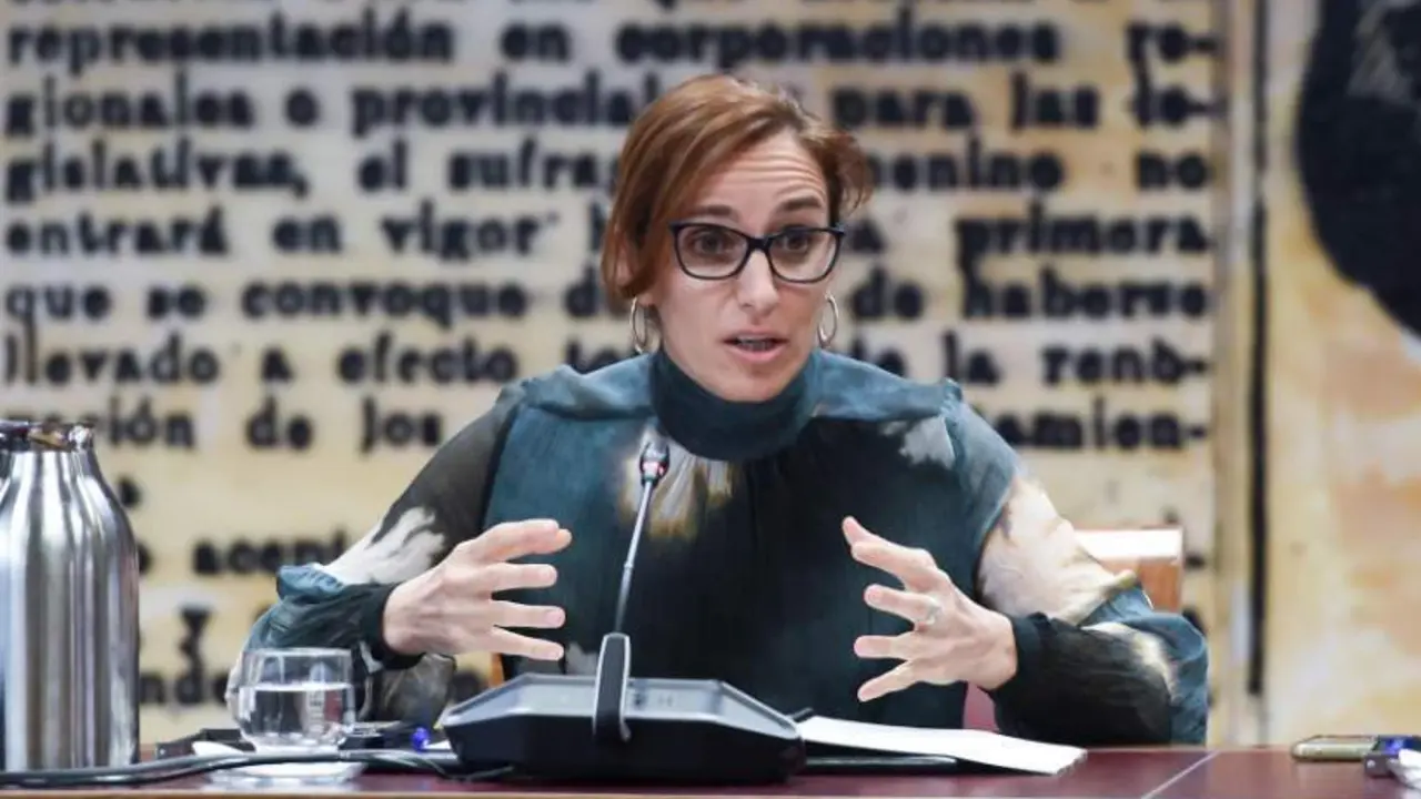  La ministra de Sanidad, M&oacute;nica Garc&iacute;a, comparece durante una Comisi&oacute;n de Sanidad, en el Senado, a 14 de marzo de 2024, en Madrid (Espa&ntilde;a). 