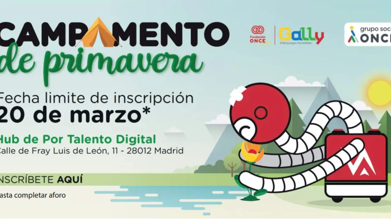  Fundaci&oacute;n ONCE lanza un campamento de videojuegos accesibles en Semana Santa - FUNDACI&Oacute;N ONCE 
