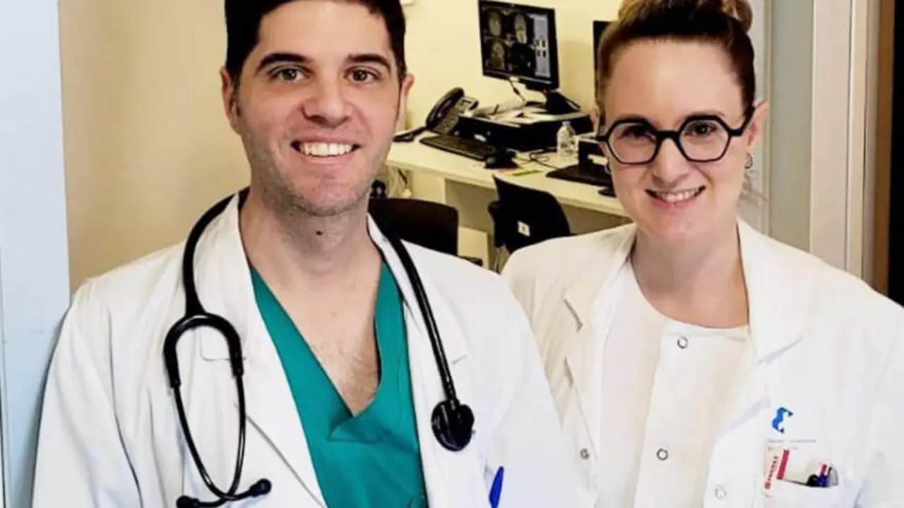  Juan Antonio Garc&iacute;a-Carmona, neur&oacute;logo en el hospital Santa Luc&iacute;a de Cartagena, investigador del Grupo de Farmacolog&iacute;a Cl&iacute;nica y Experimental del IMIB, y Pilar Campos Navarro, psiquiatra en el hospital Santa Luc&iacute;a de Cartagena. - CARM 