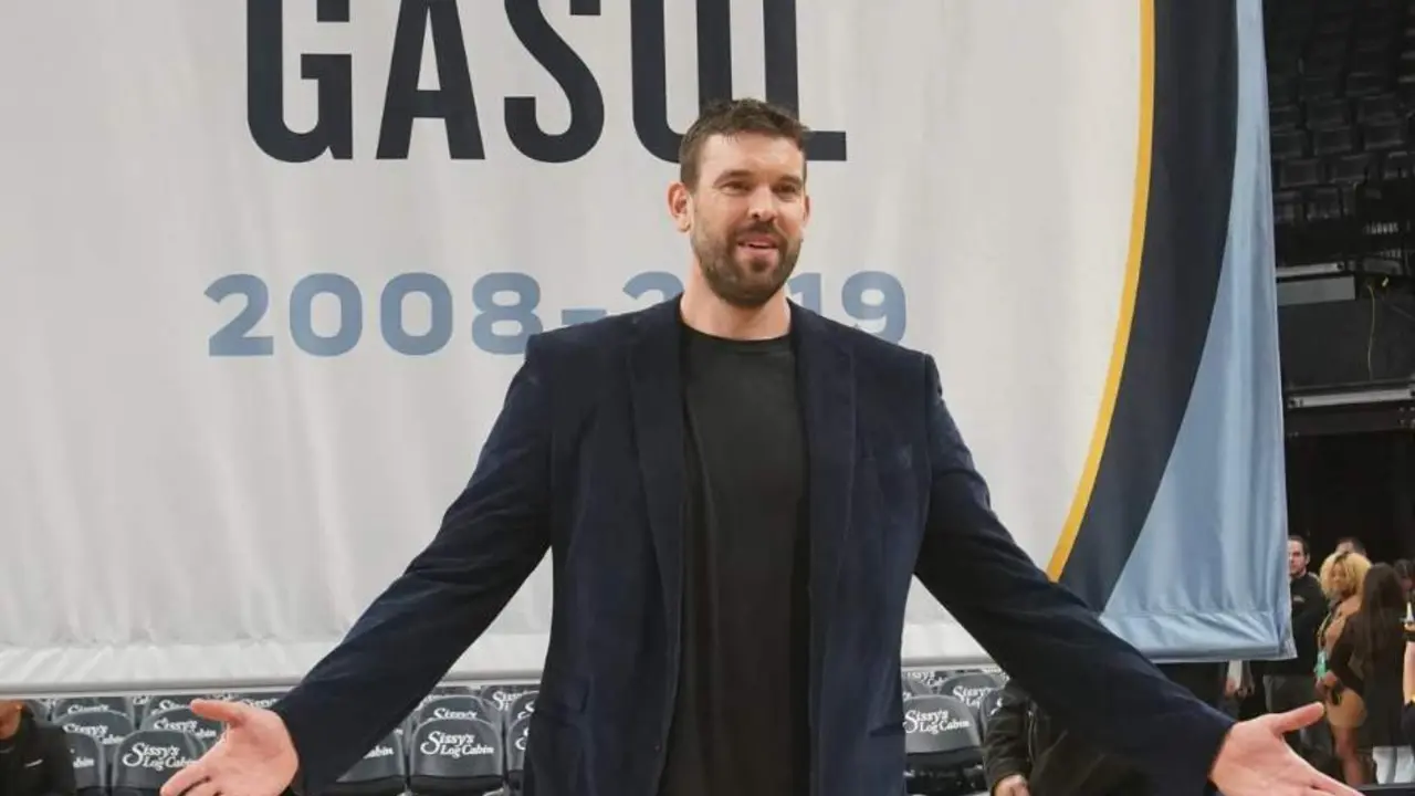  Marc Gasol en el homenaje de su retirada de dorsal 