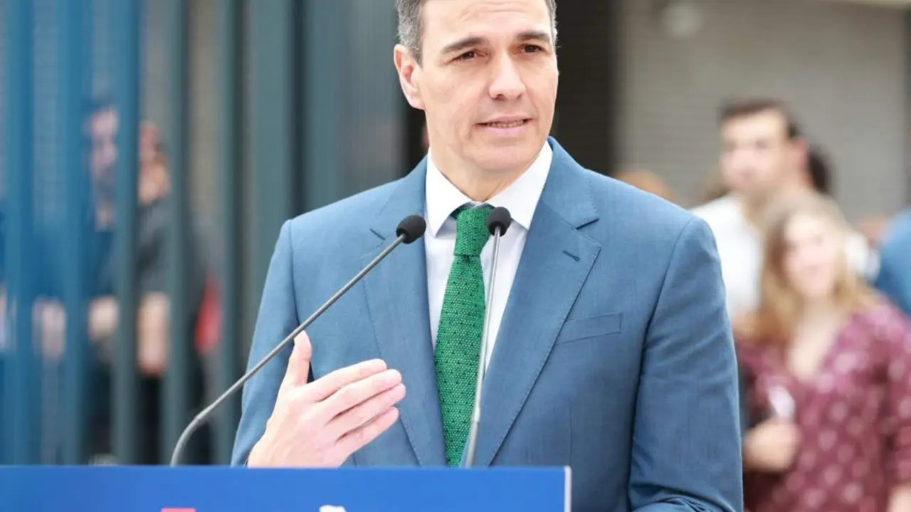  Pedro S&aacute;nchez, este lunes en Dos Hermanas (Sevilla) - ROC&Iacute;O RUZ-EUROPA PRESS 