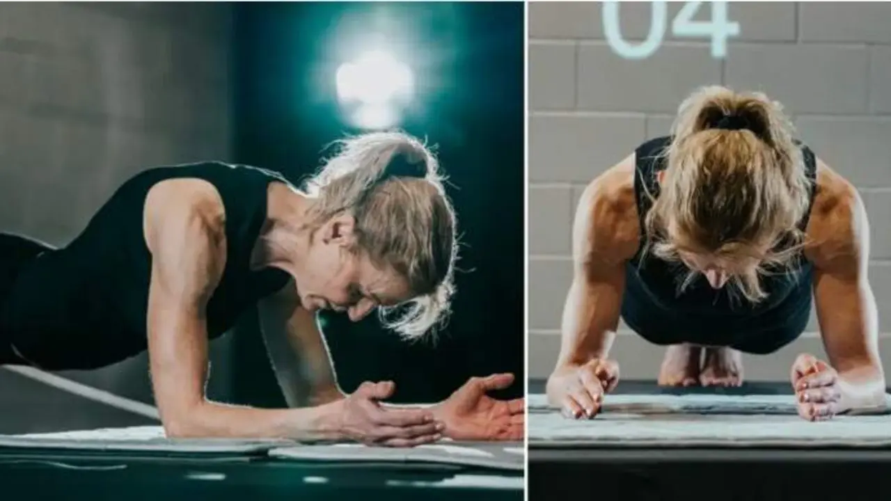  DonnaJean Wilde establece el r&eacute;cord en plancha - Guinness World Records 