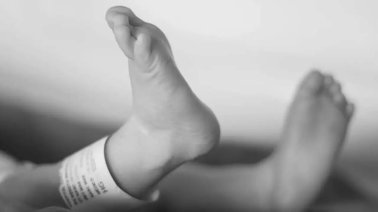  Pies de un beb&eacute; 